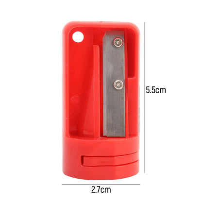 Woodworking Hand Tools Manual Woodwork Pencil Cutter, Portable Carpenter Pencil Sharpener, Blue, Practical for Homework and Writing