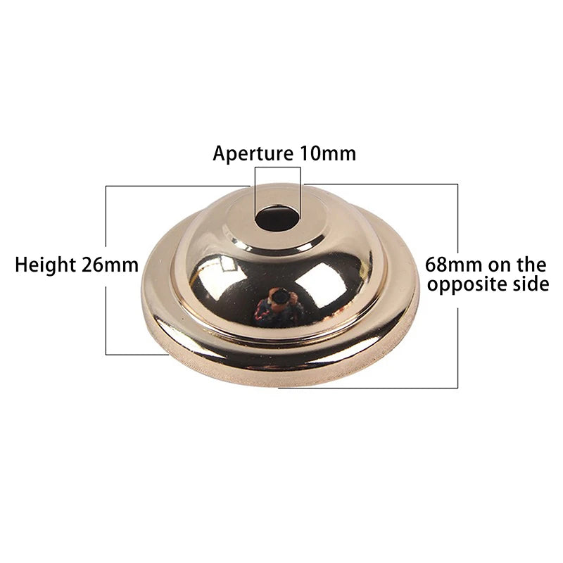 5Pcs 10mm Ceiling Lamp Wall Lamp Table Lamp Pendant Lamp Small Ceiling Cover Convex Cover DIY Decorative Cover Middle Hole