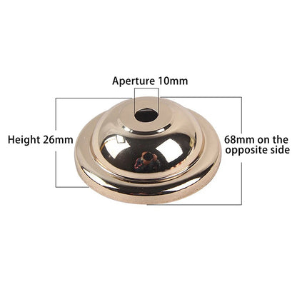 5Pcs 10mm Ceiling Lamp Wall Lamp Table Lamp Pendant Lamp Small Ceiling Cover Convex Cover DIY Decorative Cover Middle Hole