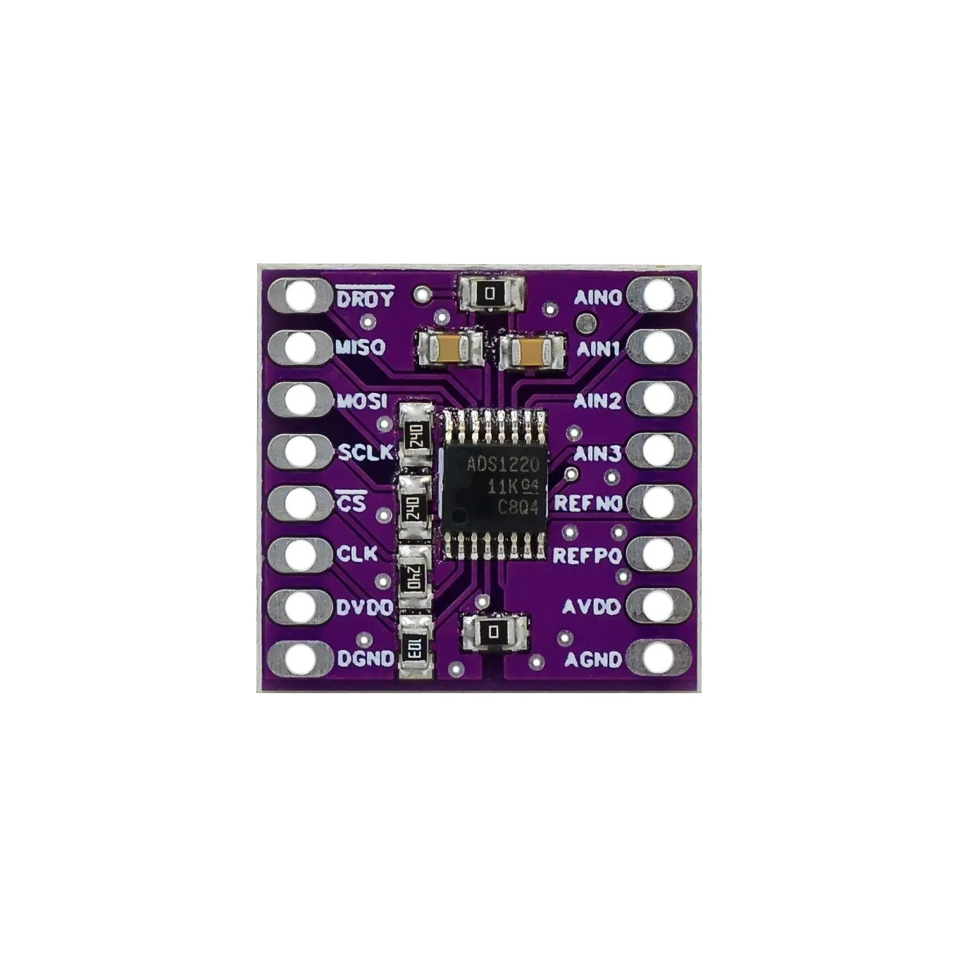 CJMCU-1220 ADS1220 24-Bit ADC I2C/SPI Low-Power Analog-to-Digital Converter Module