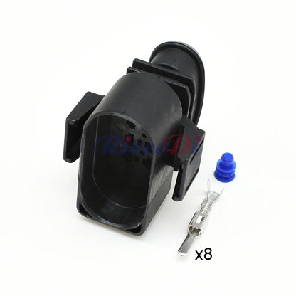 3A00973834 / 3A097373 Automotive 8-Pin Diesel Common Rail Connector — Fuel Injector & Crankshaft Sensor Plug for VW