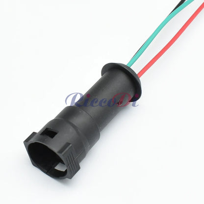 3-Pin 1.5mm TE Tyco Black Waterproof Connector DJ3031-1.5-11/21 Round Sheath Male Female Auto
