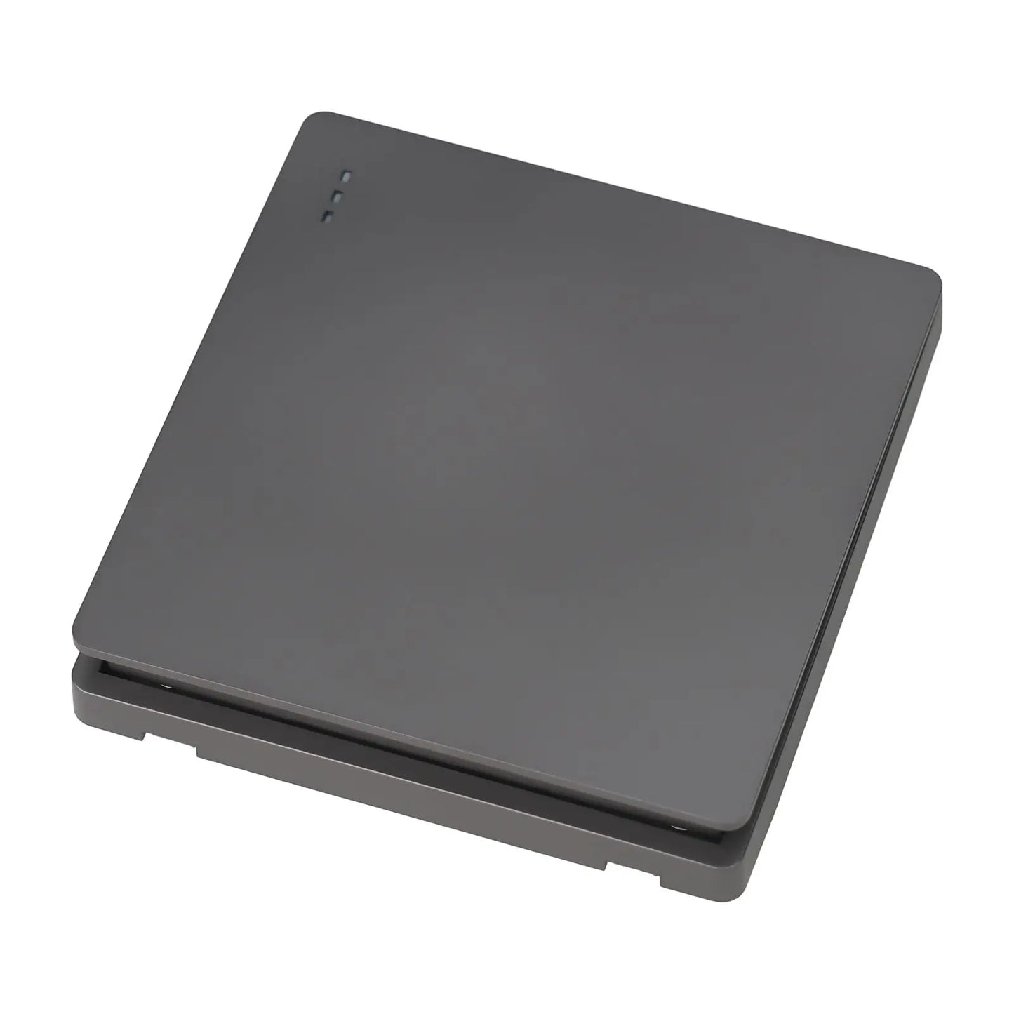 None Gray Button Switch Switches 1 2 3 Gang 86mm Flame Frameless PC Material Push Retardant Rocker Switch None