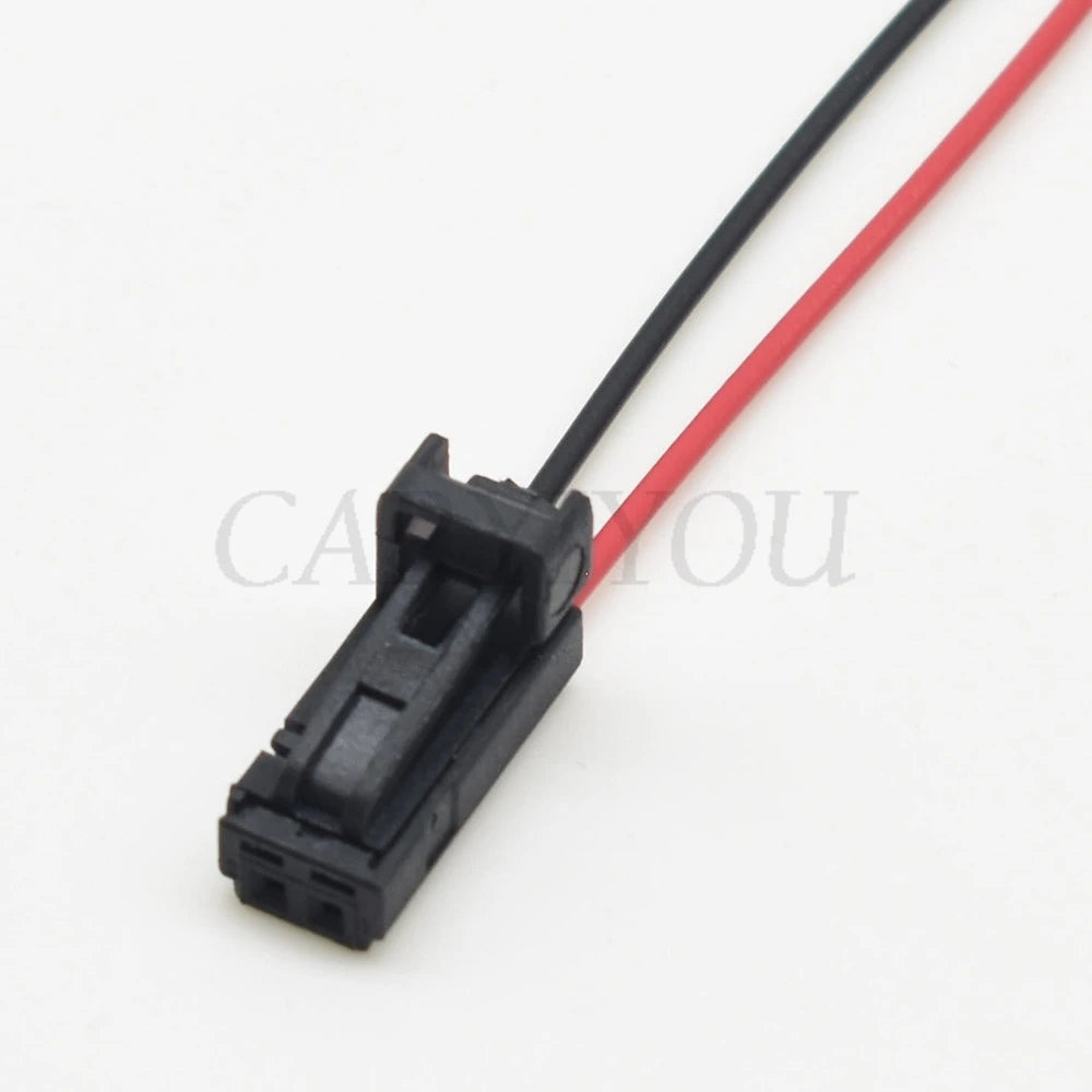 Automotive License Plate Lamp Wire Harness Socket with Terminal Compatible with 1-1534113-1 1534155-1 4B0971832 4E0972575