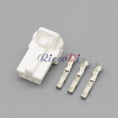 3-Pin Unsealed Auto Connector 7122-7830 / 7123-7830 Wiring Harness Socket with 15cm Wire