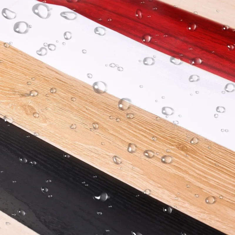 5M/Roll Wood Grain Door Frame Edge Repair Tape – Self-Adhesive Hole Patching & Furniture Refurbishment Tape for Wooden Door Repair