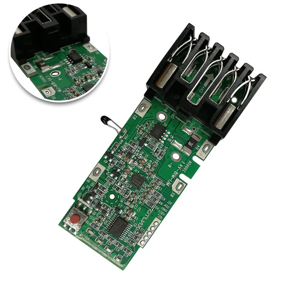 2PCS PCB Charging Protection Circuit Board For 18V Replacement Protection Circuit Connector Power Tool Batteries Parts