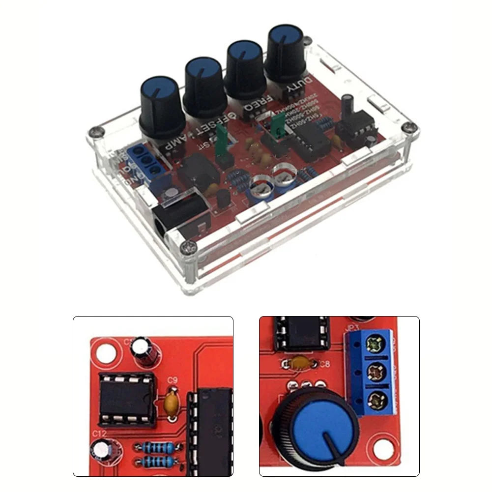 Professional Level Signal Generator DIY Kit featuring ICL8038 for Creating Sine Triangle and Square Waves Easily