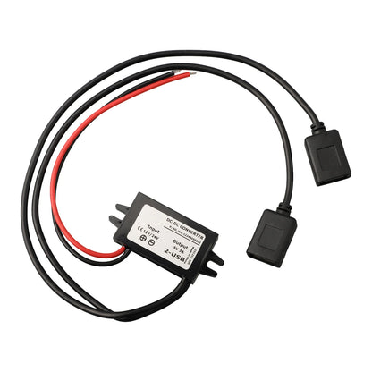Converter 2 USB 3A 5V DC 3A Converter WG-1224S0503C2 63*27*14mm Car Charger Adapter Power Converter USB Converter