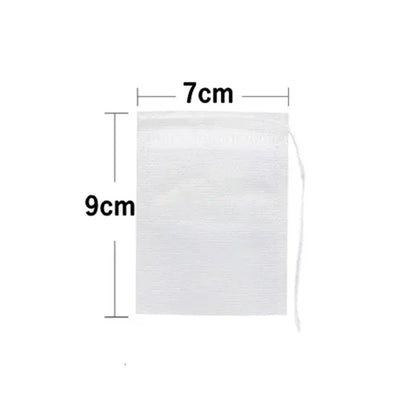 300/50PCS Disposable Tea Filter Bags Non-woven Fabric Tea Bag with Drawstring Kitchen Filter Paper for Coffee Herb Loose Tea