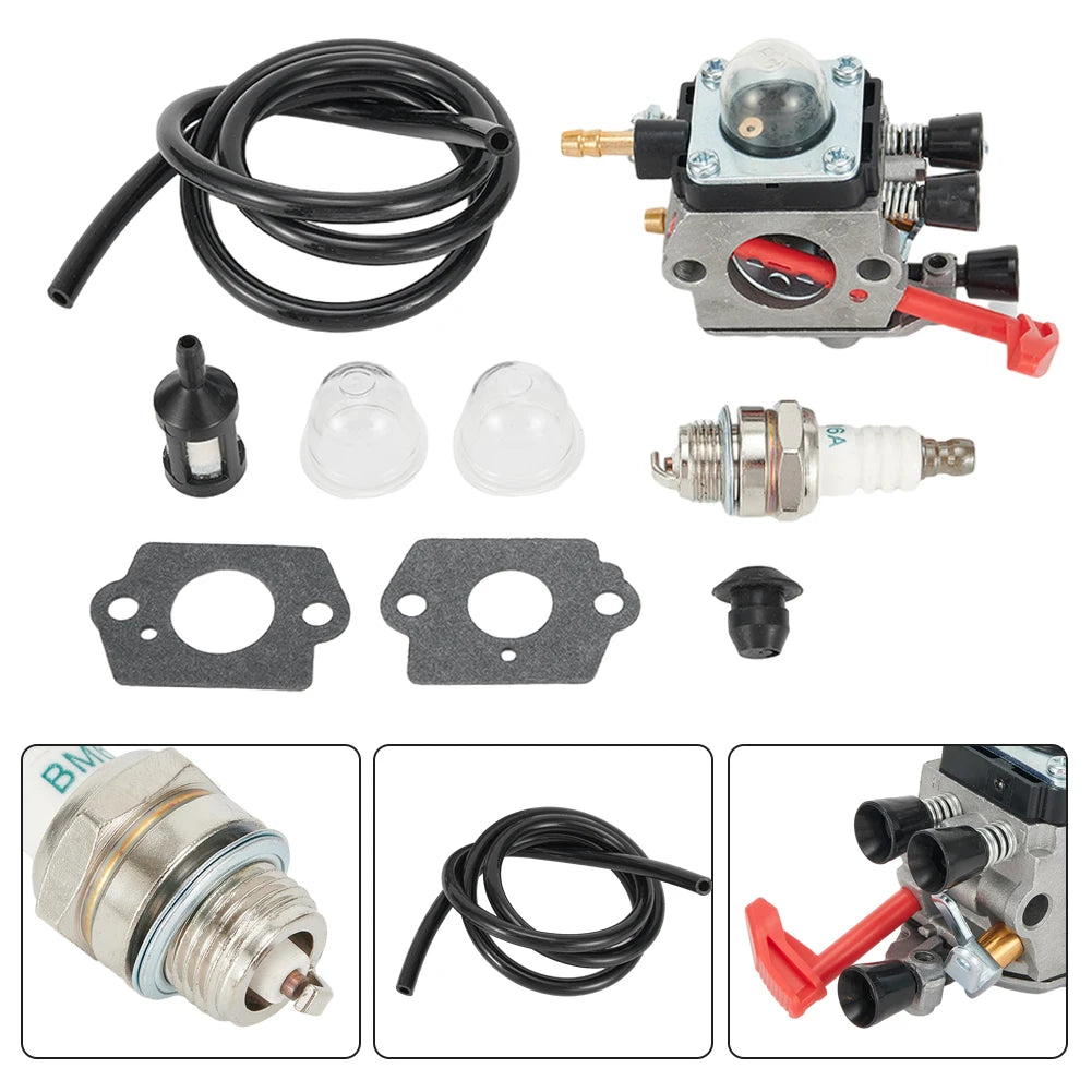 High Quality Brand New Leaf Blower Carburetor Home Component Fuel Line Filter Parts Replacement Accessories BG50