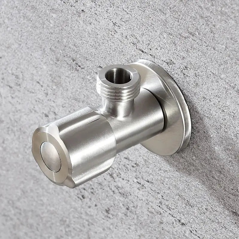 New Stainless Steel Angle Valve Toil Water Valve Kitchen Sink Tap Triangle Valve Toil Water Heater Valve Angle