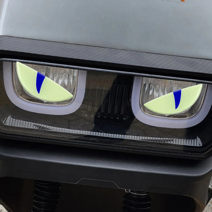 3D Devil Eye Motorcycle Scooter Windshield Night Sticker Decorative