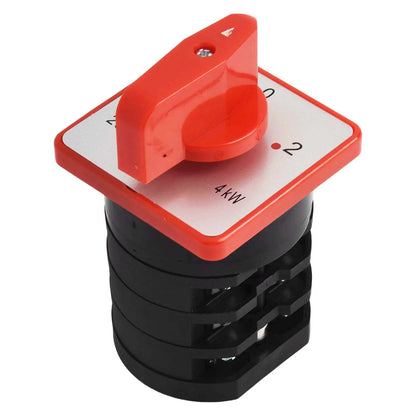 This conversion switch features an intuitive design that enhances usability across multiple motor applications effectively