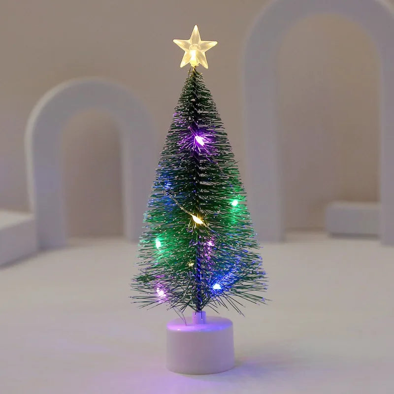 1/3PCS Christmas Tree Night Light Pine Needle String Lights Battery Powered for Home Desktop Decor New Year Party Gift Decor