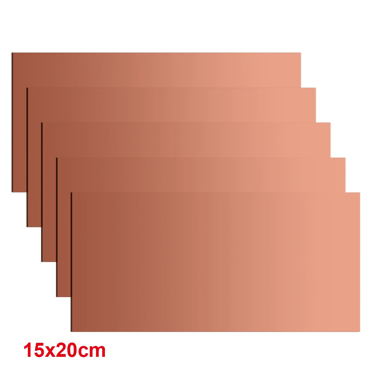 Single-Side Copper Clad PCB Board Kit 7x10, 10x15, 15x20, 20x30cm Universal DIY Laminate Circuit Board