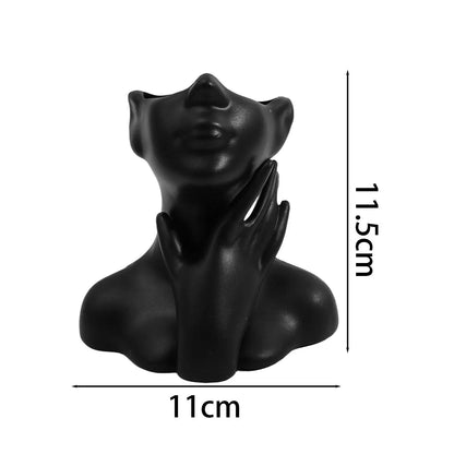 Vinyl Figure Storage Holders Creative Human Body Art Styling Office Organizers Multifunctional Makeup Brush Holder Decoration