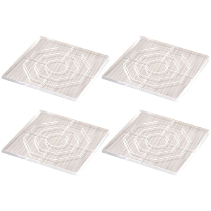 Shock Resistant Anti Vibration For Pads 4Pcs for Appliances Slip Resistant Feet Mat for Washing Machine and Furniture
