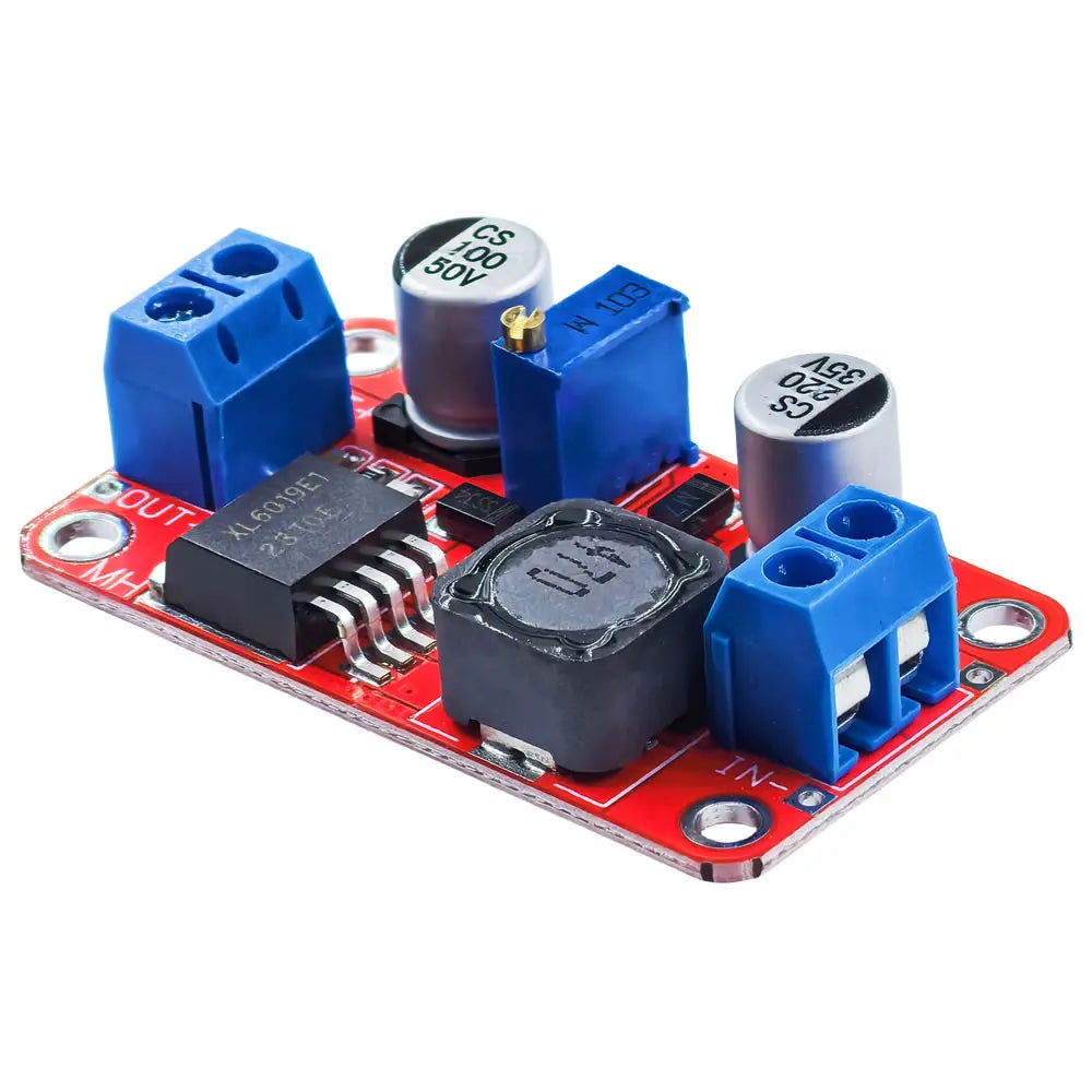 XL6019 DC-DC Step-Up Boost Converter Module 5A Adjustable 3.3-35V to 5V/6V/9V/12V/24V Power Supply Regulator