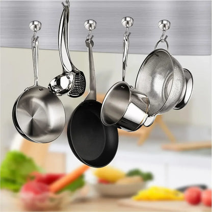 20/1Pcs Metal Strong Magnetic Hooks, Wall-mounted Heavy Duty Magnet Hook for Key, Coat, Hanging, Home, Kitchen, Bathroom Storage