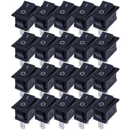KCD11 Rocker Switch SPST 2-Pin 6A 250V – 21x15mm Snap-In ON/OFF