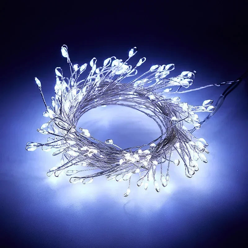 USB Powered 3/6M Remote Control Fairy Lights for Wedding Christmas Party Garden Decoration Firecracker String LED Lights
