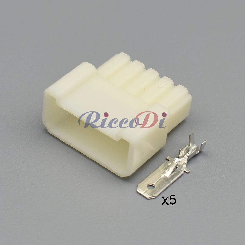 5-Pin Citroen Glass Lift Switch Connector DJ7051-6.3-11 Male Plug PA66 High Current