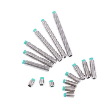POM Head Stainless Steel M6 Buffer Screw 10PCS | Nylon Tip Wire Setting Machine Rice Screw