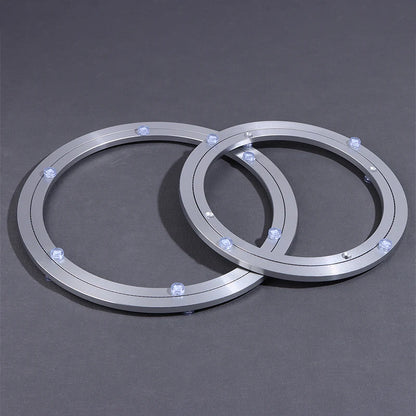 Smooth Swivel Plate Rotating Table Rotating Round 5/5.5/8/10/12 Inches Aluminum Ball Bearing Turntable Bearings Swivel Plate