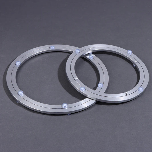 Smooth Swivel Plate Rotating Table Rotating Round 5/5.5/8/10/12 Inches Aluminum Ball Bearing Turntable Bearings Swivel Plate