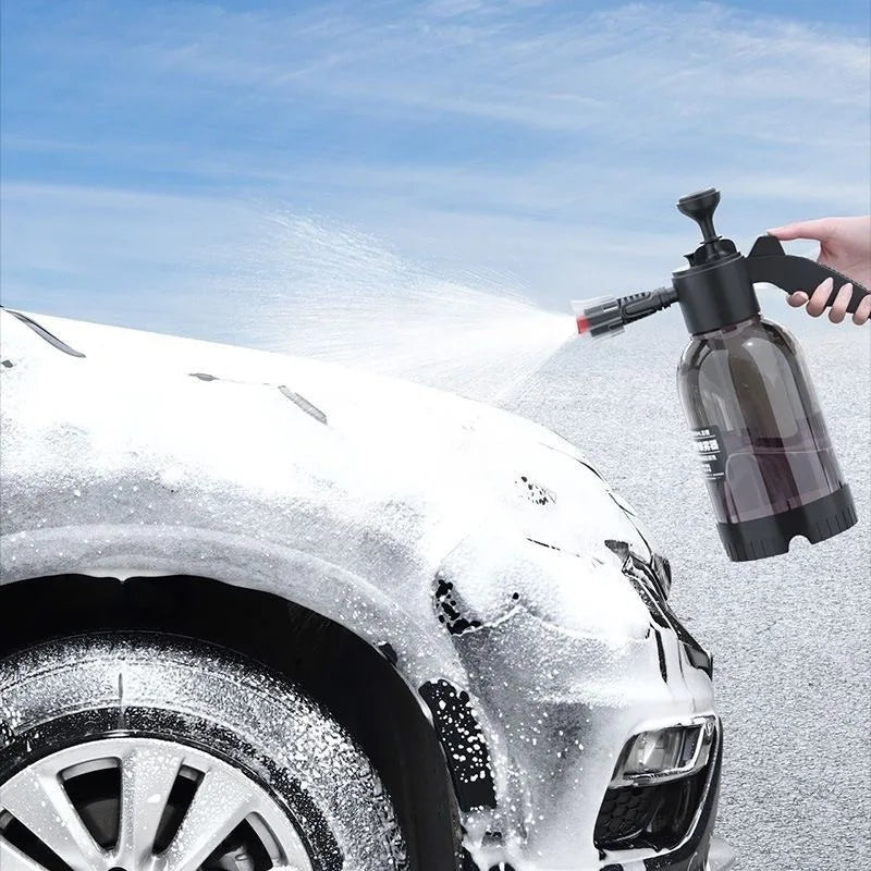 Hand-Pump Foam Spray Nozzle for Car Wash Watering Can 16mm Interface | Replaceable Foam Sprayer Head