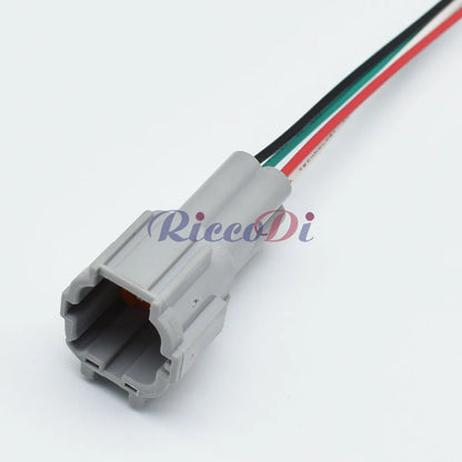 Sumitomo RS 2.3mm 4 Pin Male Female Gray Waterproof Oxygen Sensor Connector Plug 6188-0557 6185-1169
