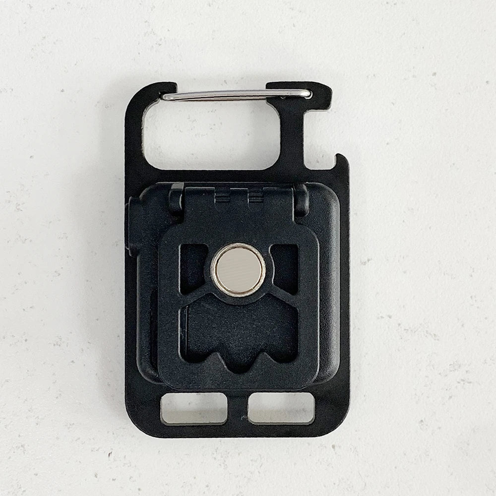 Mini Portable Multifunction Keychain Flashlight 4 Light Modes Built In Battery USB Rechargeable Strong Magnetic Work Light