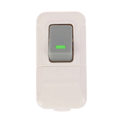 Inline On/Off Push Button Switch for Table Lamp — White Cord Switch, 1/2/3pcs