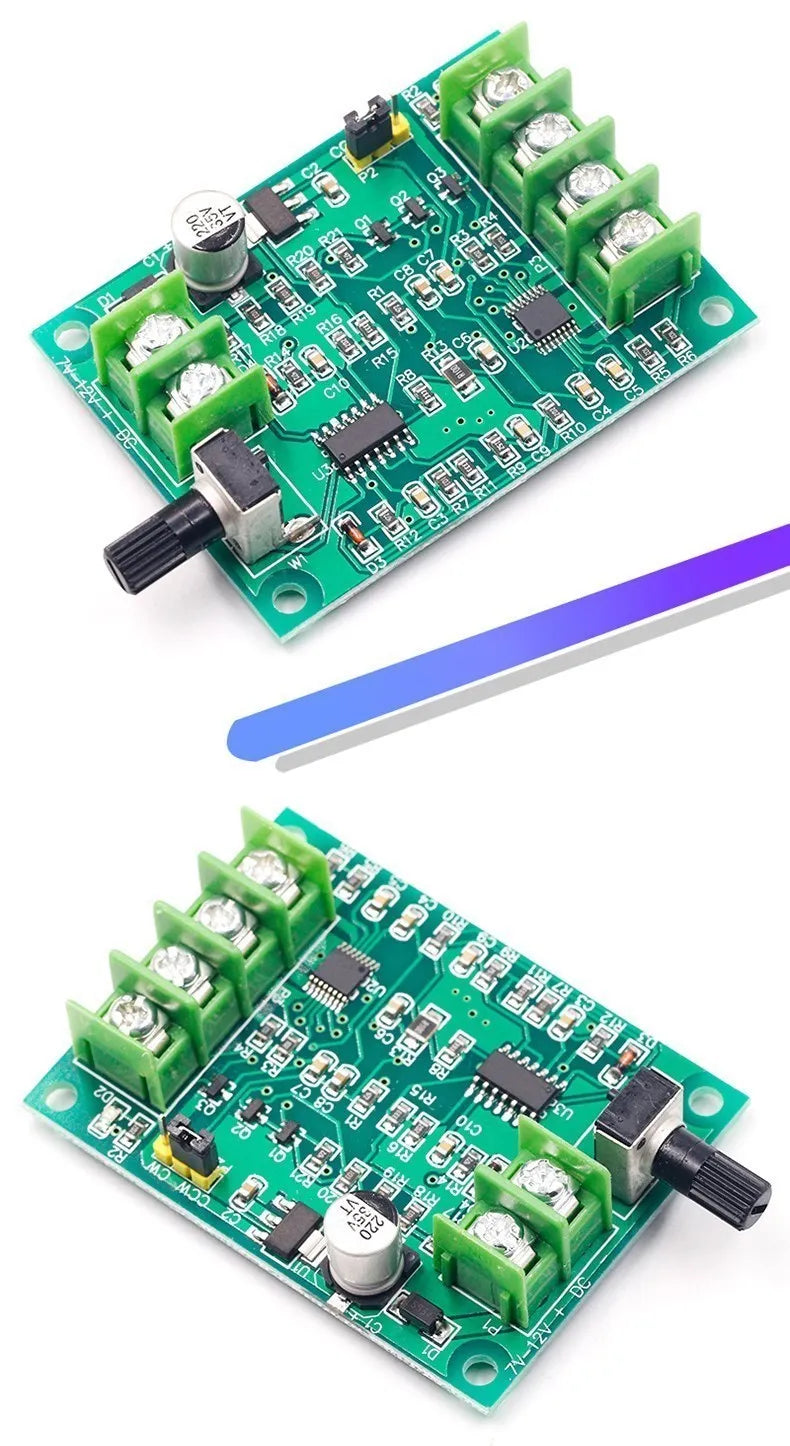 DC Brushless Motor Drive Board Module Speed Controller 7V-12V Improved Version