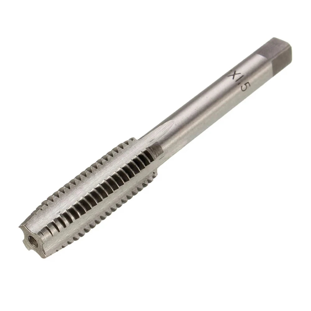 7Pcs For M3 Metric Thread Tap Drill Bits Set with HSS Straight Fluted Screw Taps for Stainless Steel and General Steel
