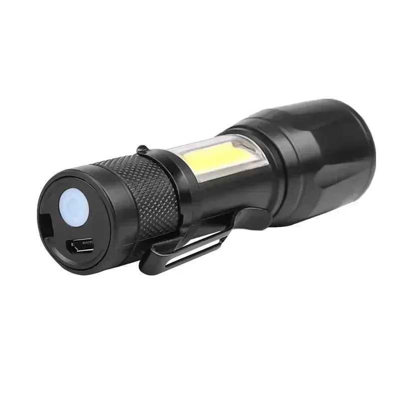 Ultra Bright Rechargeable LED Flashlight Zoomable High Lumens