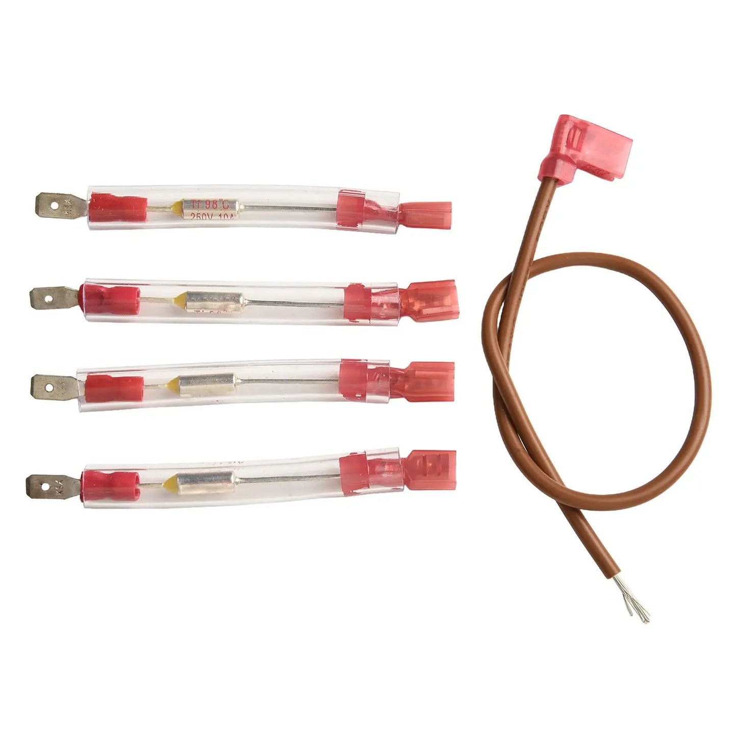 For Mobile Home As Shown RV Water Heater Fuse Thermal Fuse Replacement Manual Measurement Metal Thermal Fuse Reliable Fuse