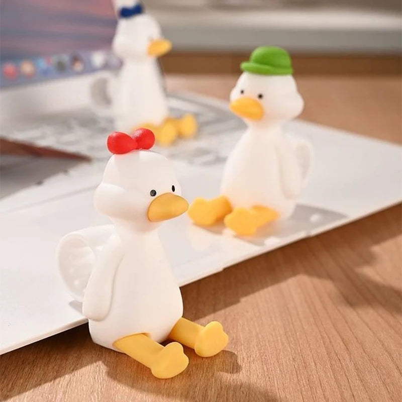 New Bear Duck Punch-free Door Anti-collision Pad Room Bathroom Door Handle Silicone Silent Protection Pad Door Handle Cover