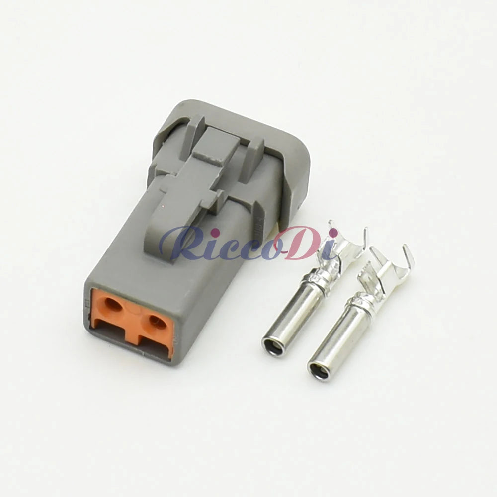 2 Pin 2.3mm Waterproof Docking Connector DJ70210YA-2.3-11/21 PA66 Automotive Vehicle Wiring