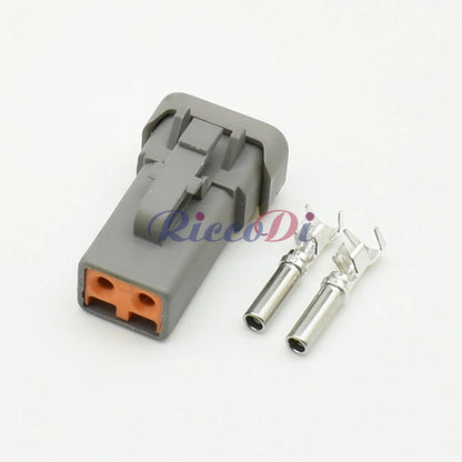 2 Pin 2.3mm Waterproof Docking Connector DJ70210YA-2.3-11/21 PA66 Automotive Vehicle Wiring