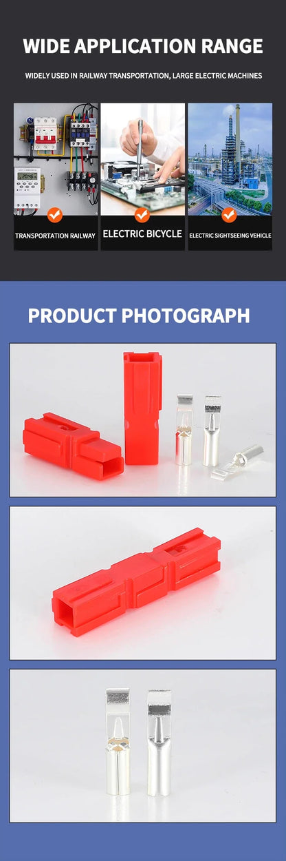 Single Pole Plug 30A High Current Connector PP Battery Forklift Power Terminal