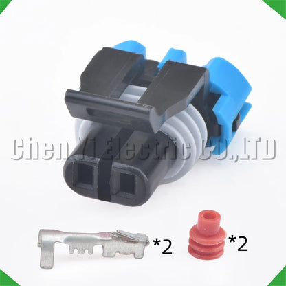 2 Pin Waterproof ABS Sensor Connector 12052643 12052641 12162343 18AWG 15cm for Chevrolet