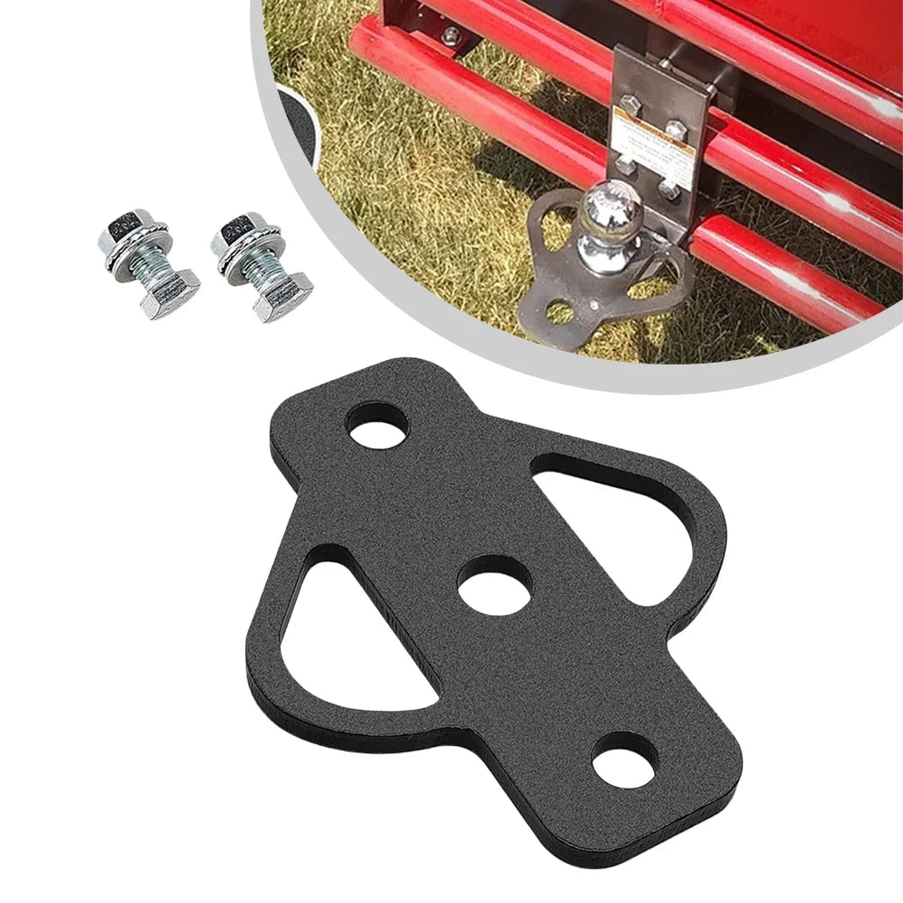 Tow Hitch Connector Heavy Duty Hitch Rust-resistant Coating Secure Connection Three-way Hitch Design Three Way Hitch For Mower
