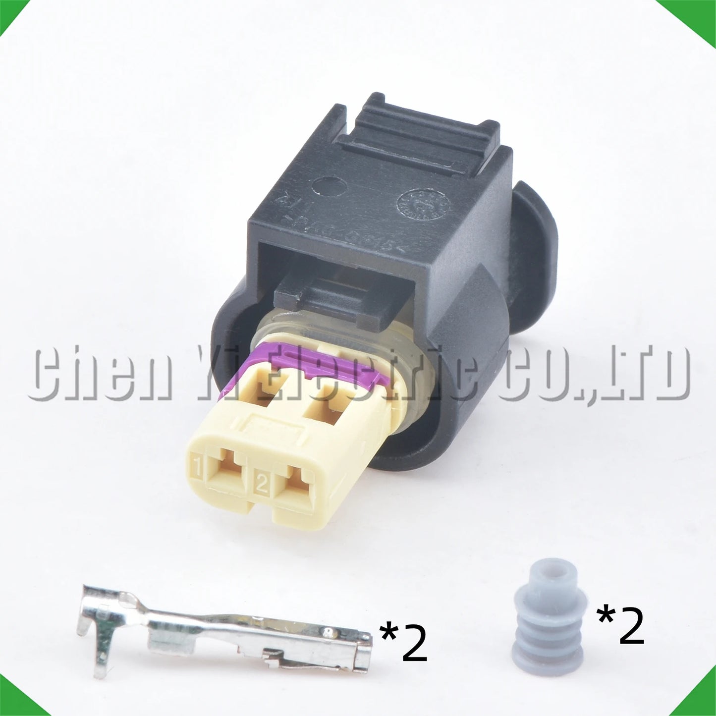 2 Pin Waterproof Injector Connector VVT Solenoid Valve Plug for VW