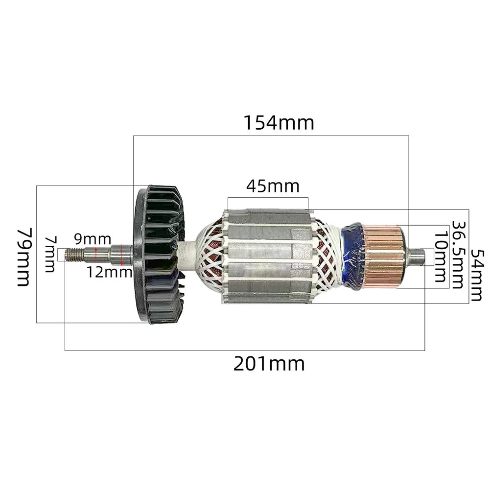 GA9020 Grinder 230 Angle Grinder Rotor Metal Plastic Angle Grinder Rot ...