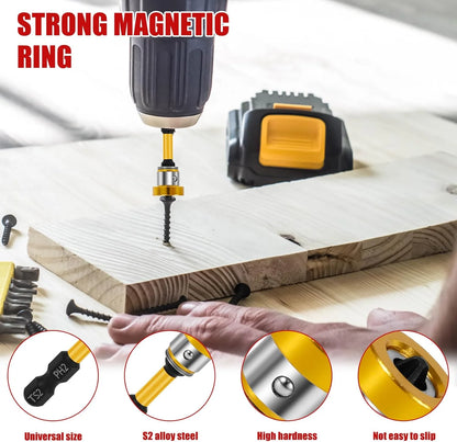 Magnetic Plasterboard Screws Cross Positioning Screwdriver Bits Drywall Screw Depth Setter Locating Batch Head Drilling Tools
