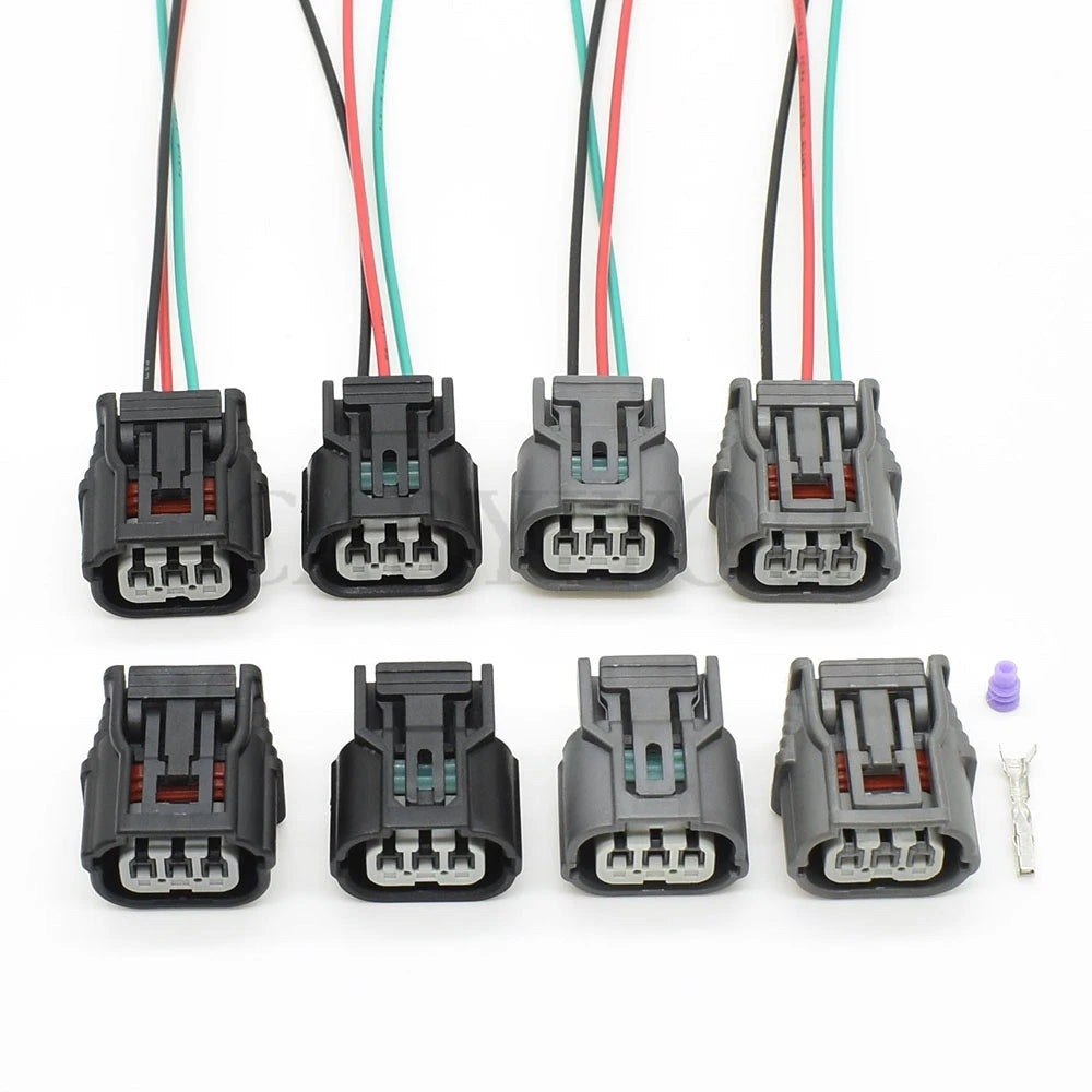 3-Pin 1.2mm Waterproof Ignition Coil Connector 6189-7037 6189-0887 DJ7031A-1.2 DJ70310-1 for Toyota