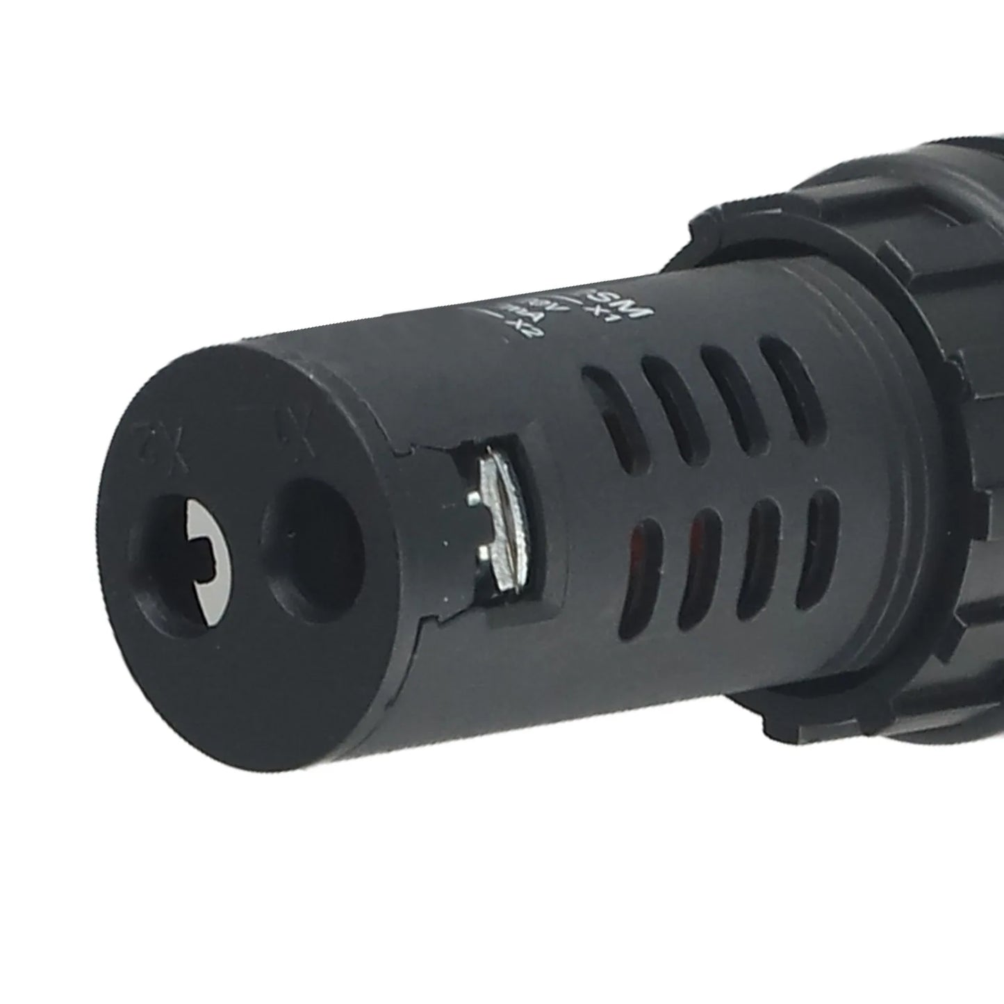 22mm Sound & Light Alarm — AD16-22SM Red LED Buzzer, AC/DC 12V/24V/220V