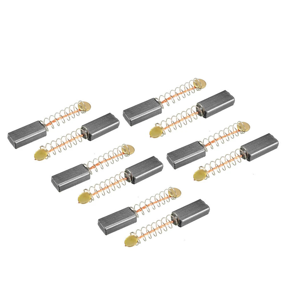 Carbon Brushes Kit 13×6×4mm for Electric Motors, High-Quality Replacement for Power Tool Accessories